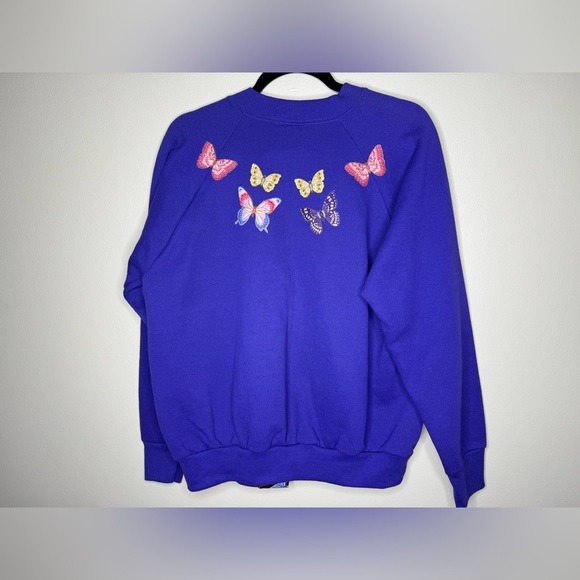 Beautiful Butterfly Open Front Cardigan - Fruit Of The Loom CasualWear - Picture 2 of 13